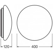 Plafonas CIRCULAR 400, su...