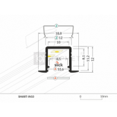 3m LED juostos profilis...