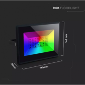 30W RGB prožektorius su...