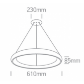 50W LED pakabinamas...