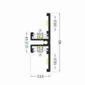 3m LED juostos profilio...
