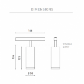 12W šviestuvas į magnetines...
