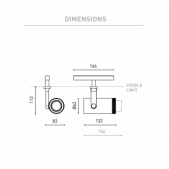 18W šviestuvas į magnetines...