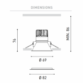 5W įleidžiamas LED...