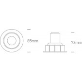 6,5W LED įleidžiamas...