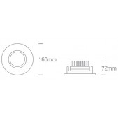 20W LED įleidžiamas...