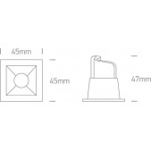 2W LED įleidžiamas...