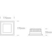 22W LED įleidžiamas...