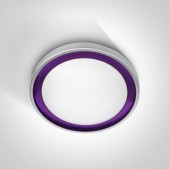 31W LED plafonas, violetinis