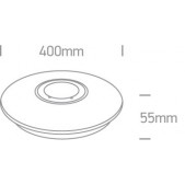 24W LED plafonas, baltas,...