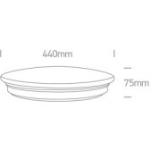 30W LED plafonas, baltas,...