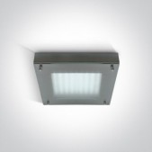 17W LED plafonas, chromo...