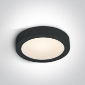 30W LED plafonas, juodas,...