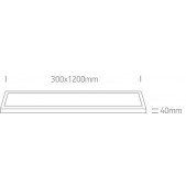 40W LED plafonas, baltas,...