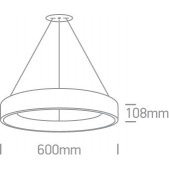42W LED pakabinamas...