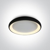 50W LED plafonas, juodas,...