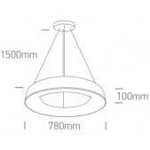 80W LED pakabinamas...