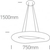 80W LED pakabinamas...