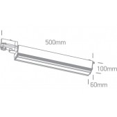 40W LED linijinis bėgelio...