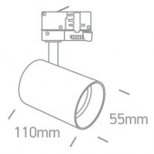 12W LED šviestuvas į...