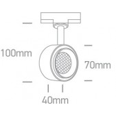 8W LED šviestuvas į...