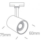 8W LED šviestuvas į...