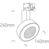 30W LED šviestuvas į...