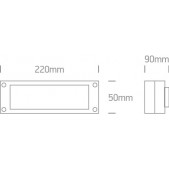 3W LED sieninis lauko...