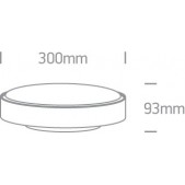 Plafonas, E27, pilkas,...