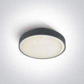 16W LED plafonas, antracito...