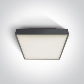 24W LED plafonas, antracito...
