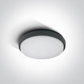 25W LED plafonas, antracito...