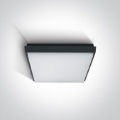 25W LED plafonas, antracito...