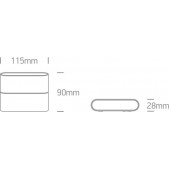 2x3W LED paviršinis lauko...