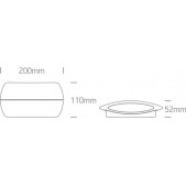 2x6W LED sieninis...