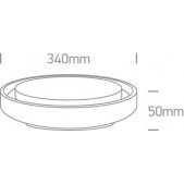 30W LED plafonas, antracito...