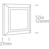 3,5W LED sieninis...