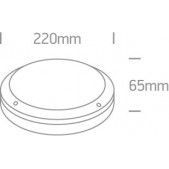 10W LED sieninis lauko...
