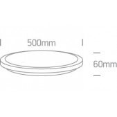 36W LED plafonas, baltas,...