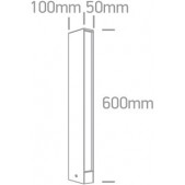 2x6W LED pastatomas lauko...
