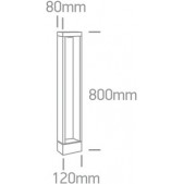 10W LED pastatomas lauko...