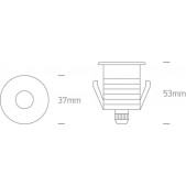 1W LED įleidžiamas į žemę...