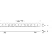 12x1W LED linijinis sienų...