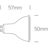 7W LED lemputė, GU10,...