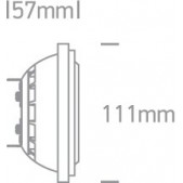 13W LED lemputė, R111,...