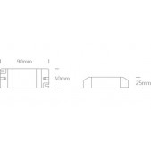 4-8W 350mA LED maitinimo...