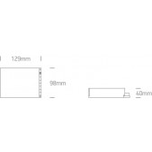 100W LED maitinimo...