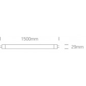 25W LED T8 lempa, 3000K,...