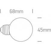 0,5W LED lemputė, E27,...