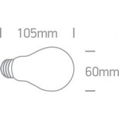 4W LED lemputė, E27, 2700K,...